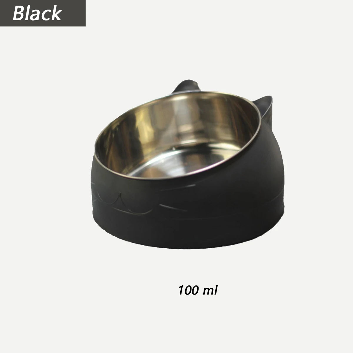 Stainless Steel Neck Guard Cat Bowl Pet Food Elevated Accessories Kitten Cats Articles Products Supplies Feeders Drinker Pets