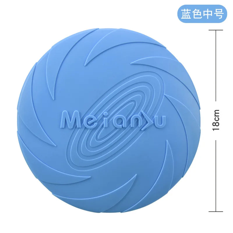 Dog Frisbee, Border Animal Pet Dog Special Frisbee Bite Resistance Training Frisbee Pull Back Standard Dog Toys Pet Products