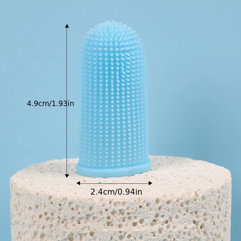 Pet Supplies, Dog & Cat Finger Toothbrush, Ultra Soft Teeth Cleaning Silicone Toothbrush Tool, Universal Cleaning Product for Do