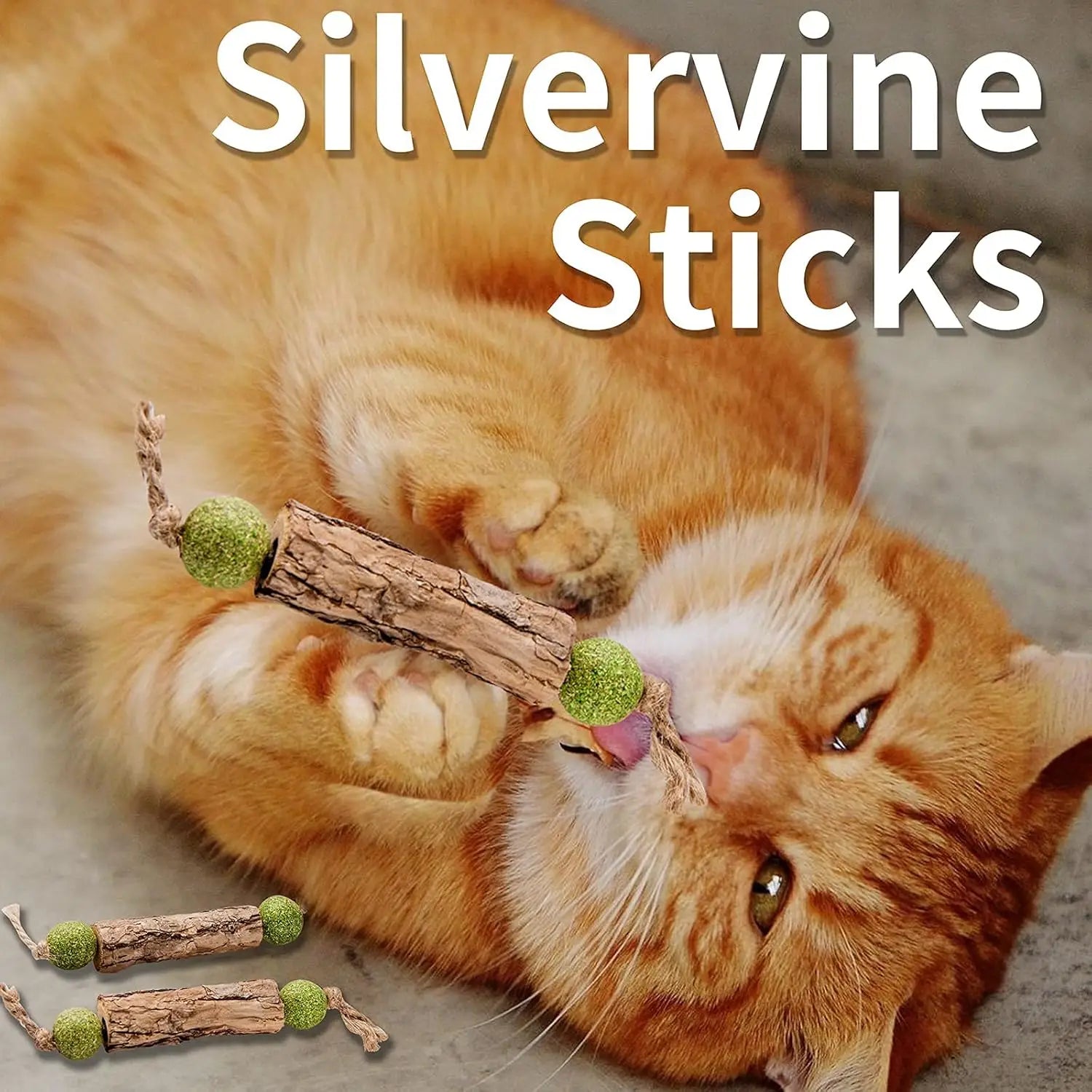 1pc Cat Cleaning Teeth Pure Natural Catnip Cat Molar Toothpaste Stick Silvervine Actinidia Fruit Matatabi Cat Snack Stick