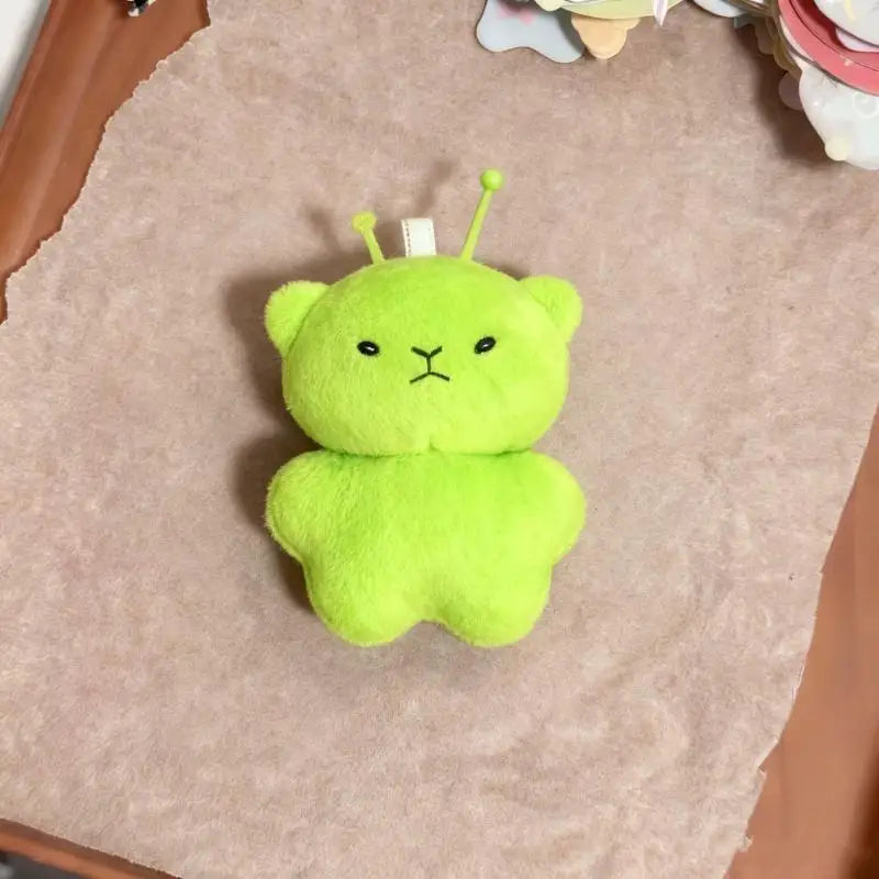 1Pc Alien Cat Plush Toy Cartoon Stuffed Animal Keychain Ugly Cute Backpack Pendant Party Gift Accessories