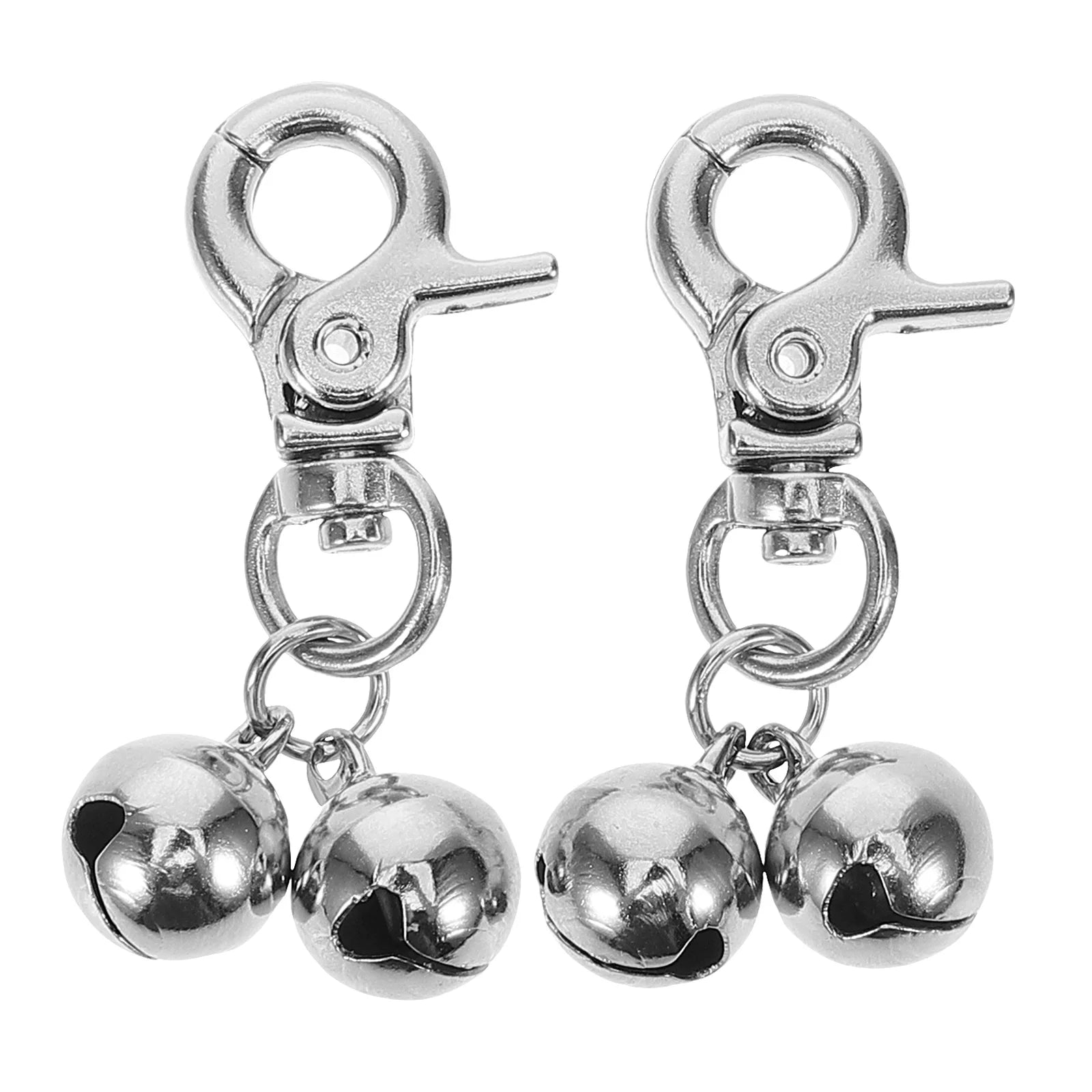 2 Pcs Pet Necklace Bell Dog Collar Accessories Cat Supplies Bells Metal Decorative Hanging Crafted Diy Puppy Locket Pet Products