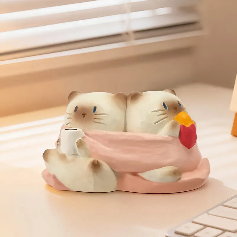Cute and Adorable Pets, Popular Online Hot-Selling Cat PAI, A Wisp of Warmth Blind Box, Creative Desktop Decorations and Ornamen