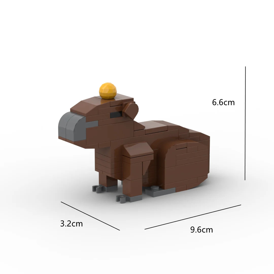Animal Series 62Pcs MOC Bricks Cat Figires DIY Building Blocks Kids Education Toys For Children Birthday Gift