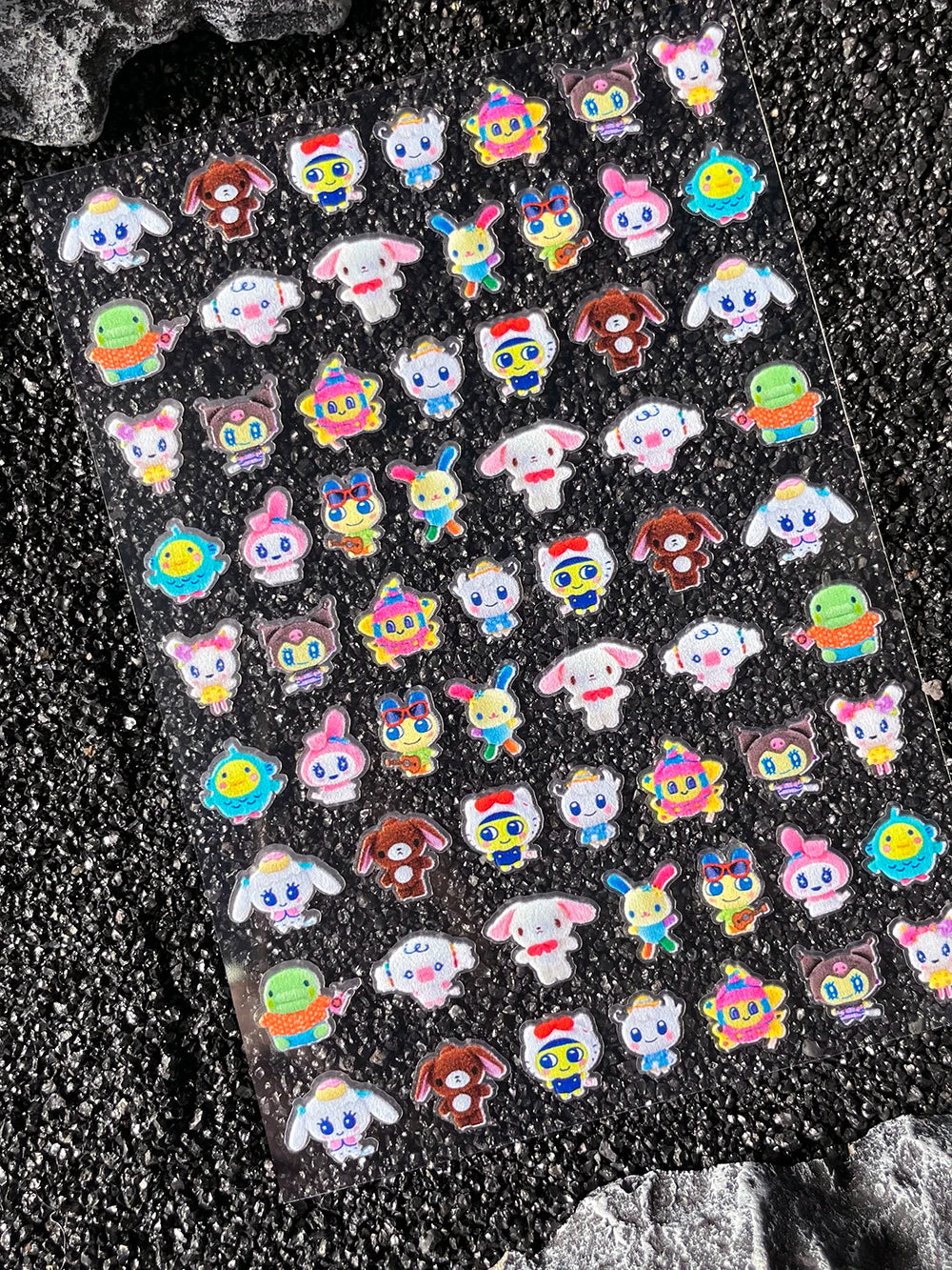 Cartoon Cute Electronic Pet DIY Handmade Scrapbook Nail Sticker Decal Decoration PVC Waterproof Stationery Box Phone Case Sticke
