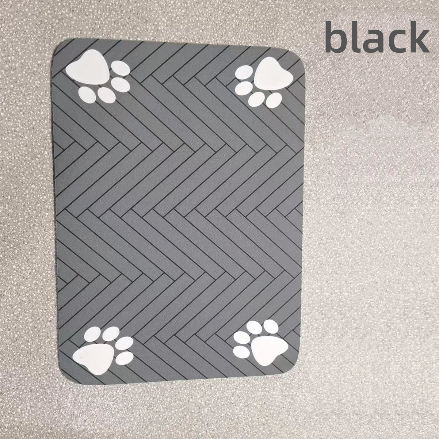 Little Kitten Dog bsorbent Pet Feeding Mat, Waterproof Placemat for Dog & Cat Food & Water Bowls, Quick-Dry Rubber Backing