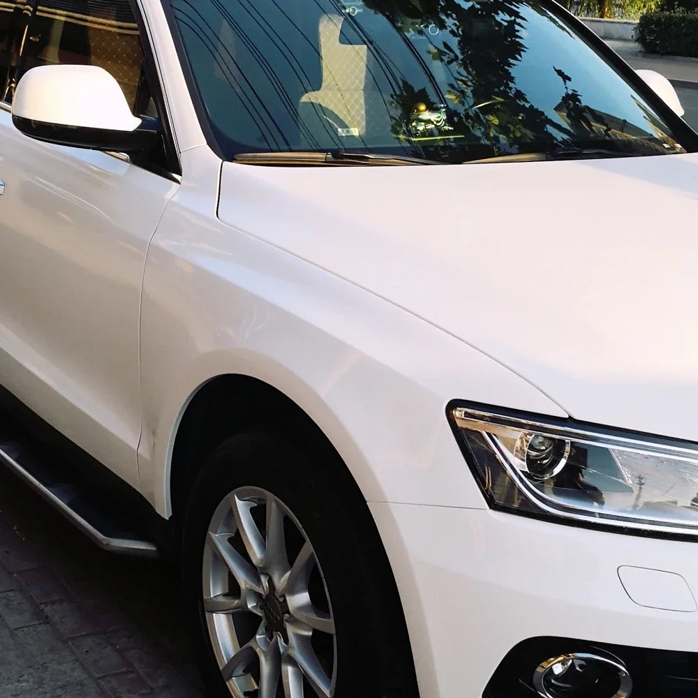 Car Wrapping Vinyl Film Arctic White PET Car Sticker Bubble Free Film DIY Decal Auto Accessories Exterior Interior Decoration