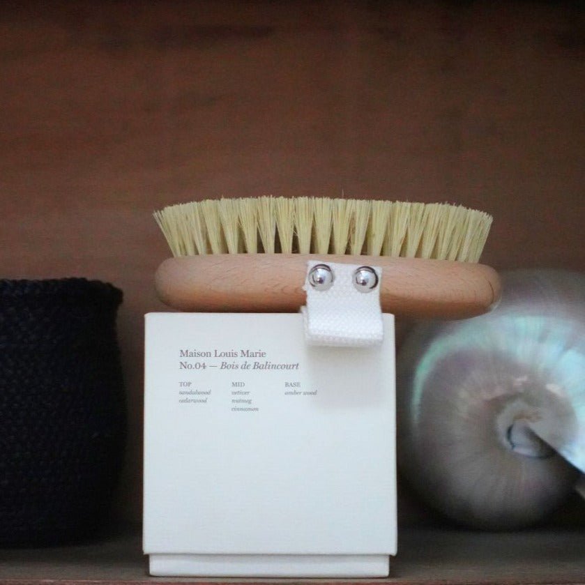 Tilley + Me Bamboo Dry Brush for Body – Exfoliate & Improve Circulation