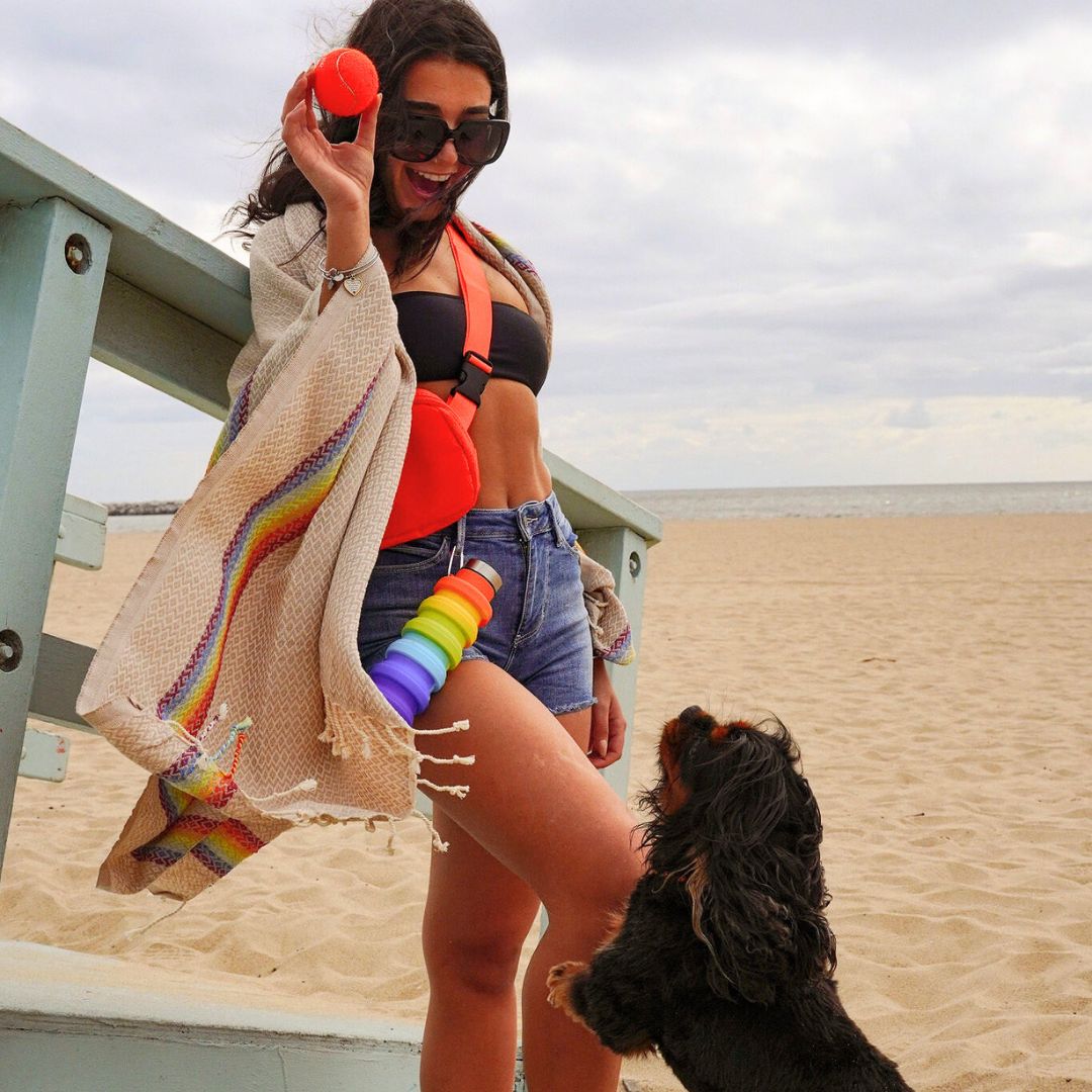 Tilley + Me Collapsible Water Bottle – Leakproof & Travel-Friendly Design