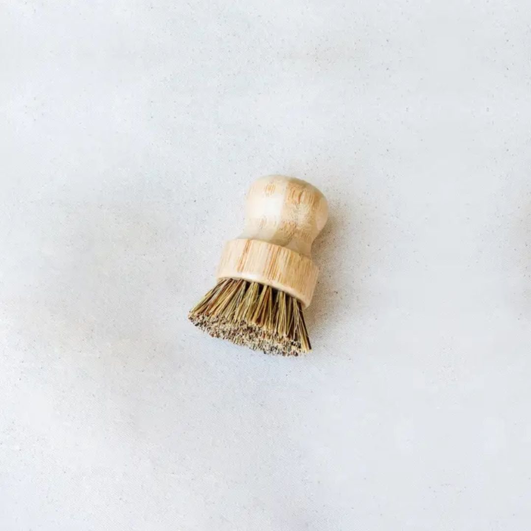 Tilley + Me Set of 2Sustainable Bamboo Pot Scrubber - Tough on Stains, Gentle on Earth