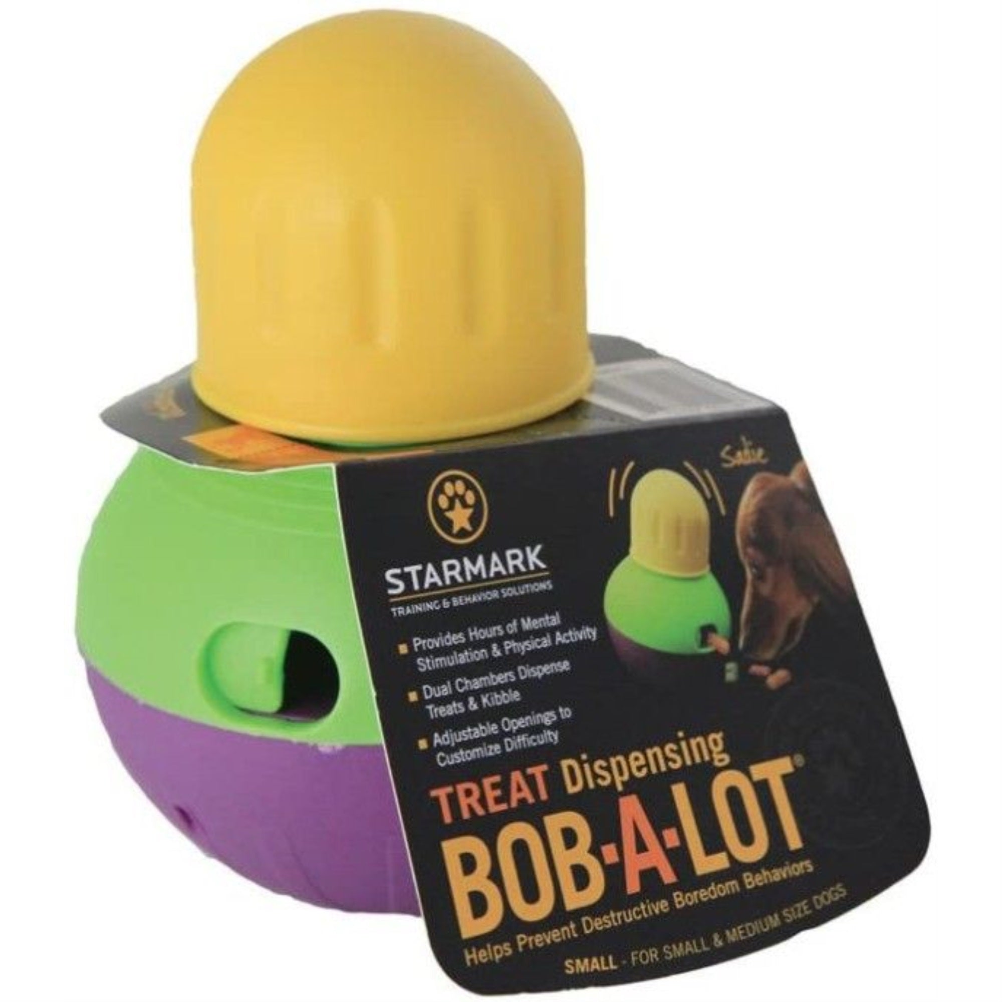 Starmark Bob-A-Lot Treat Dispensing Toy Small