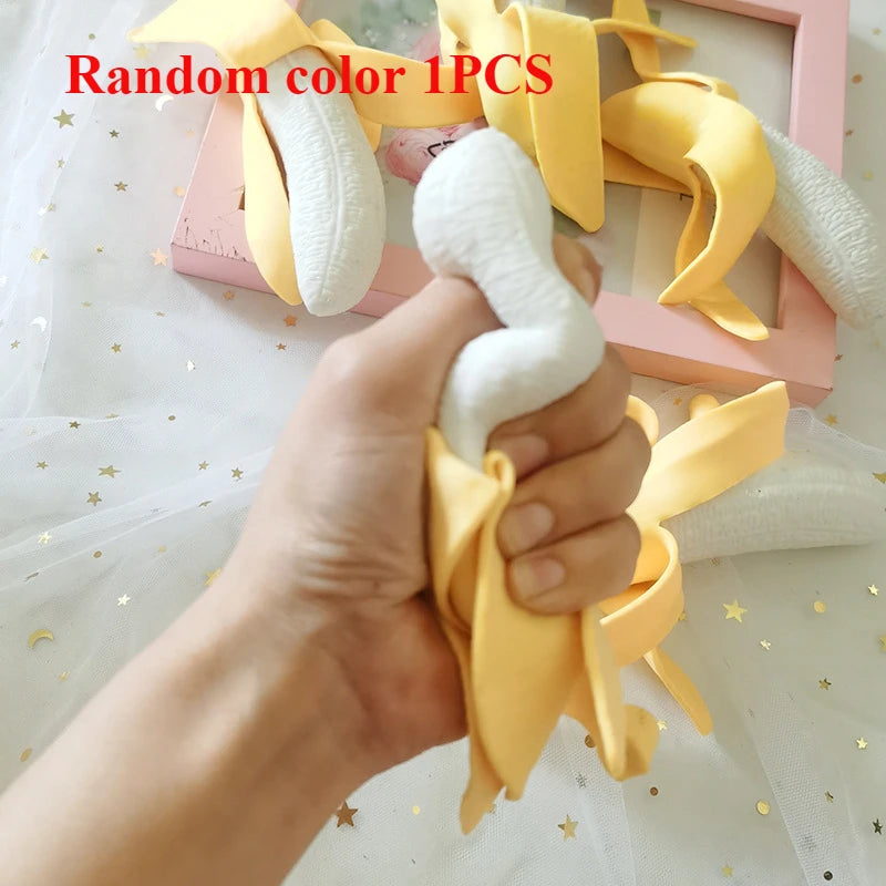 Squeeze Exhaust Cat Claw Banana Big White Goose Soft Jelly Feel Relief Floating Mood Children Toys Adult Pressure Equipment Gift