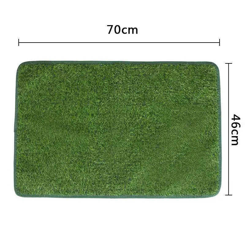 Washable Dog Grass Mat Artificial Grass Dog Potty Trainer Odor-Control Lawn for Pet Training Easy-Clean Pee Pad Non-Slip Backing