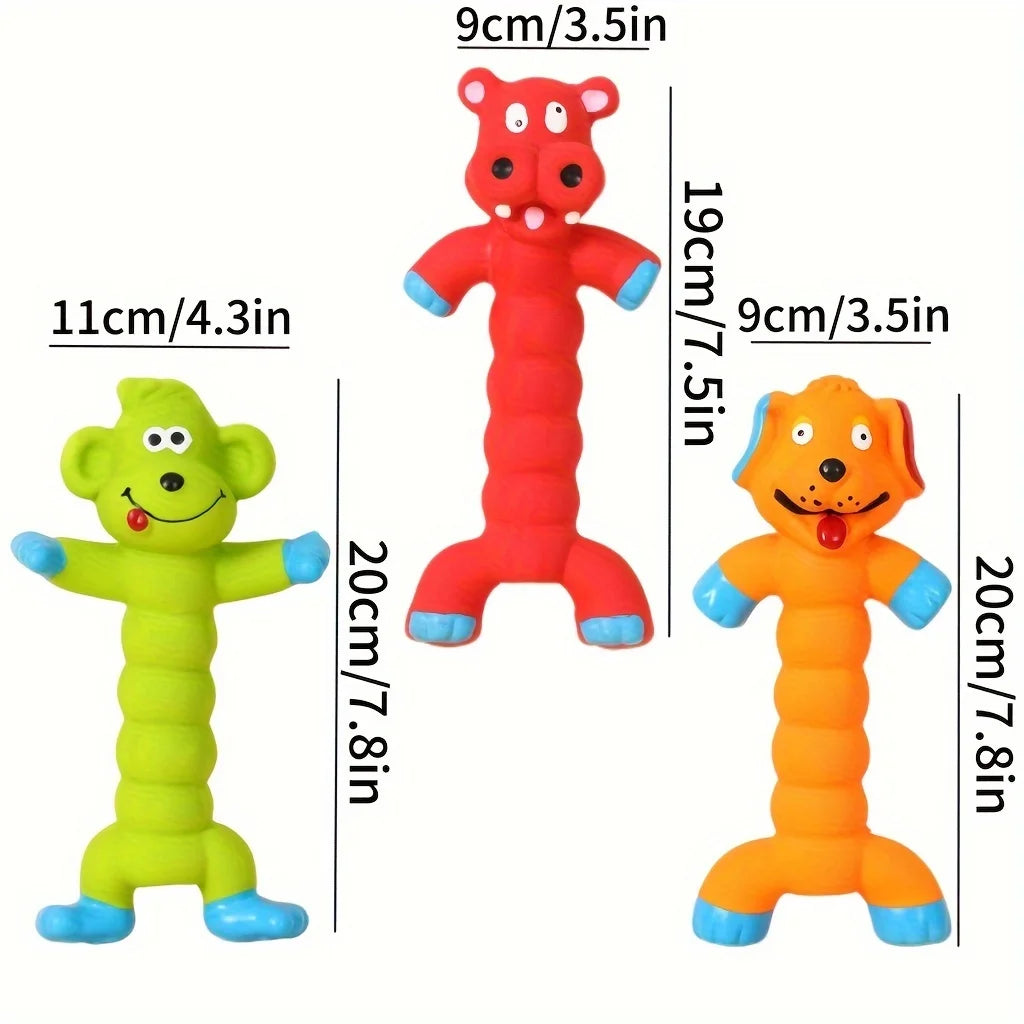 Durable Latex Chew Toy for Teeth Cleaning, All Breed Sizes, Pet Supplies for Boredom Relief, Interactive Play, Dog Chew Toys