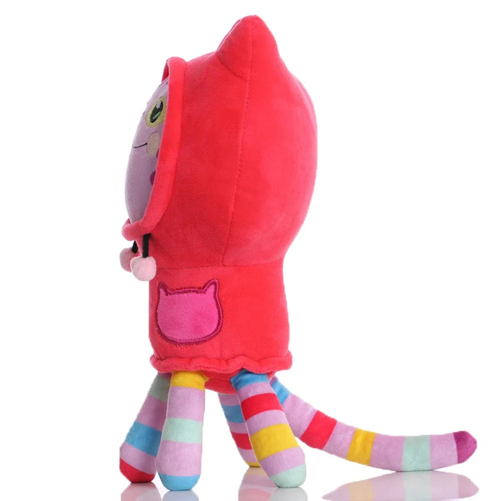 Popular Gaby Doll House Plush Toys Mercat Cartoon Filling Animal Smiling Cat Car Cat Embracing Gaby Girl Doll Children's Birthda