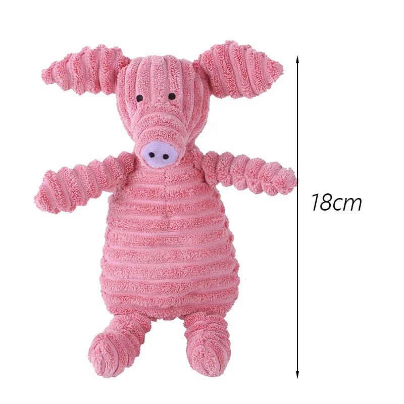 Corduroy Squeaky Dog Chew Toys for Small Medium Dogs Bite Resistant Puppy Toy Squeaker Dog Toys Pets Products Mascotas Supplies