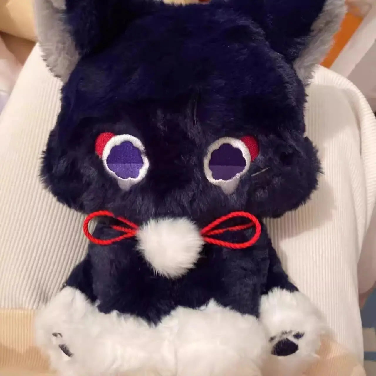 23cm Anime Scaramouche Cat Cute Plush Doll Toys Genshin Impact Wanderer Pet Cosplay Stuffed Pillow Toy Festival Gift For Fans