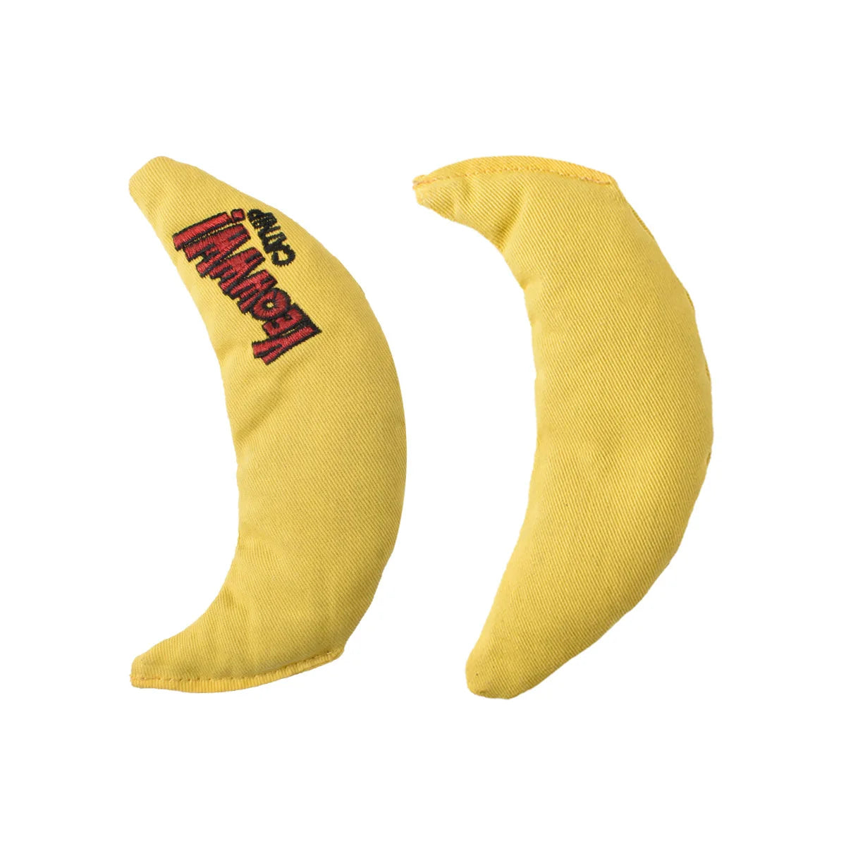 Durable Canvas Banana Cat Toy Filled with Natural Catnip Self-Play Entertaining Puzzle Toy for Indoor Cats Pet Products