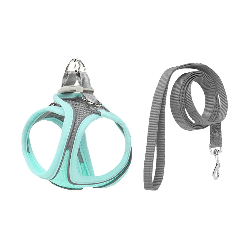 Pets Breathable Dog Vest Pectoral Girdle Backstraps Prevent Breakout Exclusive for Outdoor Use Adjustable Night Reflection