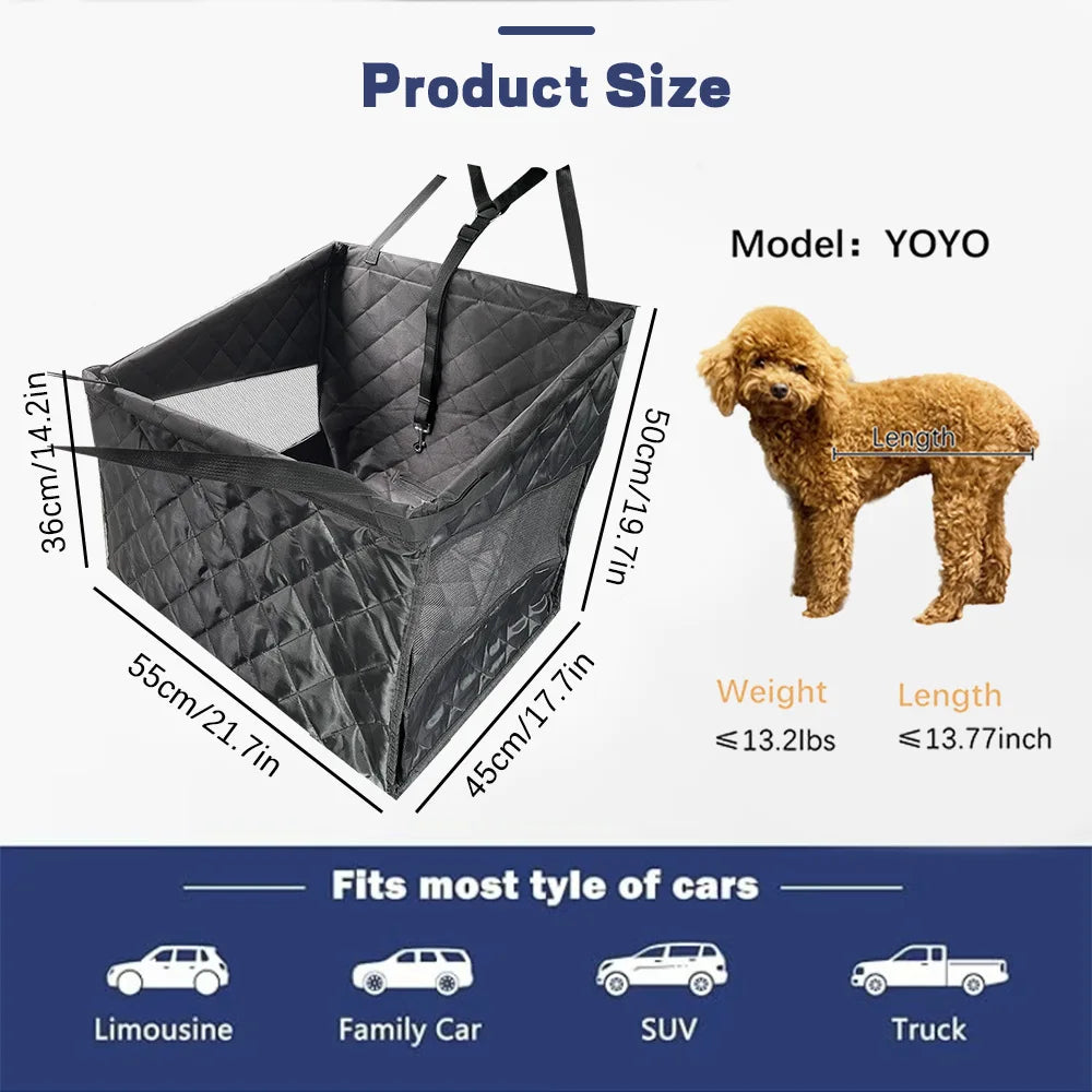 CAWAYI KENNEL Pet Dog Carrier Car Seat Cover Carry Cat Puppy Bag Car Travel Folding Hammock Waterproof Dogs Basket Pet Carriers