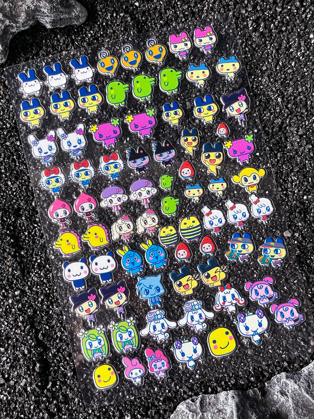 Cartoon Cute Electronic Pet DIY Handmade Scrapbook Nail Sticker Decal Decoration PVC Waterproof Stationery Box Phone Case Sticke
