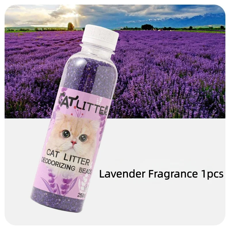Cat Litter Deodorizing Beads Toilet Granules Litter Box Long Lasting Freshness Air Purification Deodorizer Pet Cleaning Products