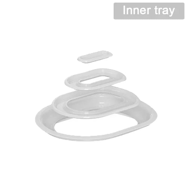 Reusable Cat Use Toilet Training Products Pet Cats Plastic Toilet Trainer Cat Toilet Training Kit Pets Litter Cleaning Tray Mat