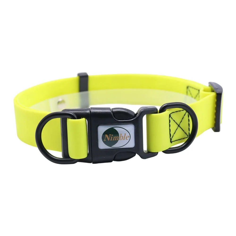 No Pull Pet Dog Collar PVC Waterproof Cat Collar 7 Colors Anti Dirty Easy To Clean For Big Small Dogs Puppy Pets Products