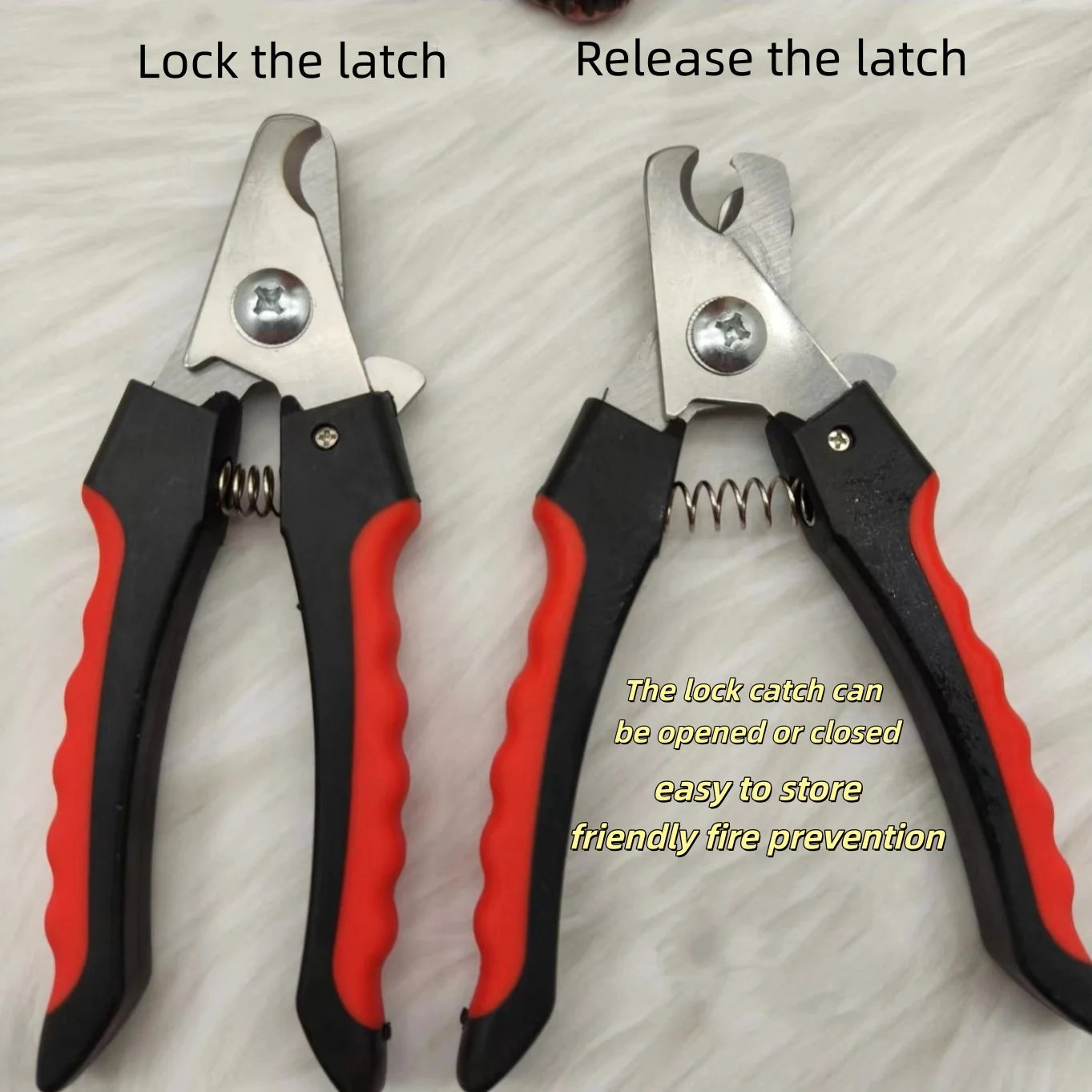 Stainless Steel Pet Nail Clippers Sickle Large Dog Cat Grooming Scissors Multifunctional Sharp Claw Trimmer Teddy Pet Supplies