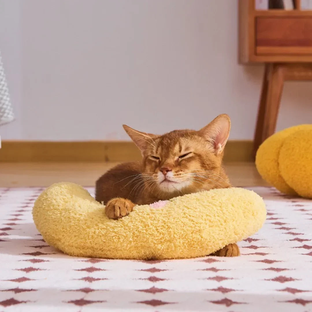 Cat Dog Sleeping Little Pillow Fashion Neck Protector  U-Shaped Pillow Kitten Headrest Cats Indoor Soft Calming Toy Pet Products