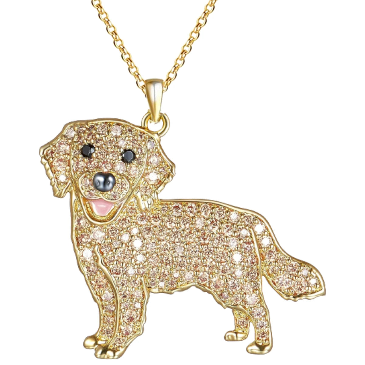 Exquisite and Cute Schnauzer Dog Pendant Necklace for Women Elegant Pet Puppy Jewelry Animal Accessories Dog Lovers Gift