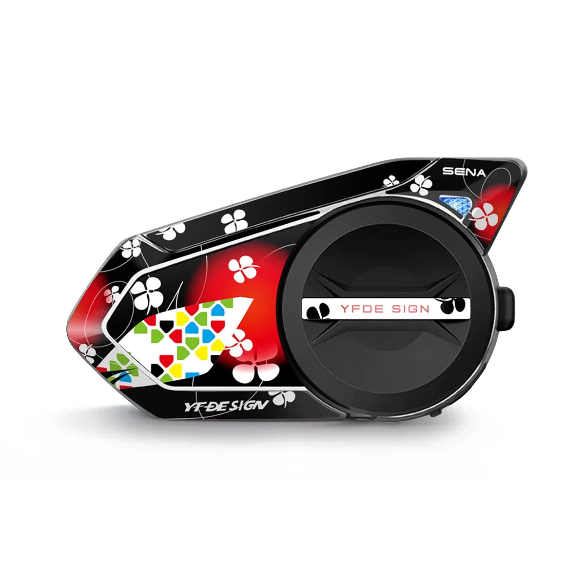 For SENA 50S sena 50s Motorcycle Helmet Bluetooth Headset Decorative Stickers Earphone Headphone Protective Decals Accessories