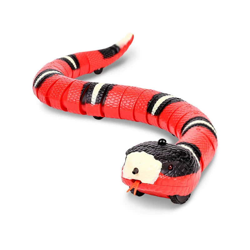 1PC Smart Sensing Cat Toys Interactive Automatic Eletronic Snake Cat Indoor Play Kitten Toy USB Rechargeable for Cats Kitten