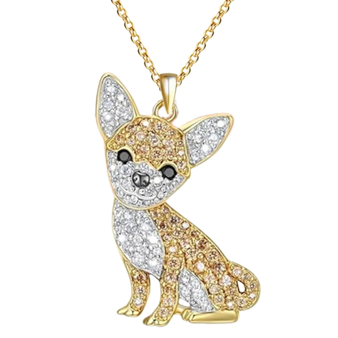 Exquisite and Cute Schnauzer Dog Pendant Necklace for Women Elegant Pet Puppy Jewelry Animal Accessories Dog Lovers Gift