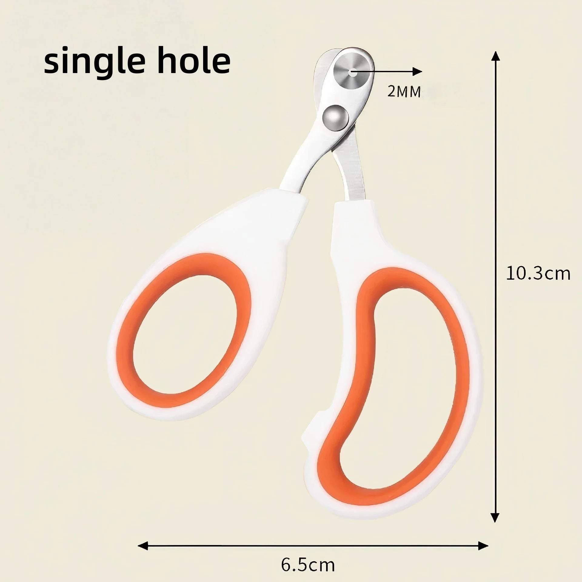 Cat Nail Scissors Circular Hole Pet Professional Stainless Steel Nail Clippers Toe Claw Trimmer Pet Grooming Supplies Products