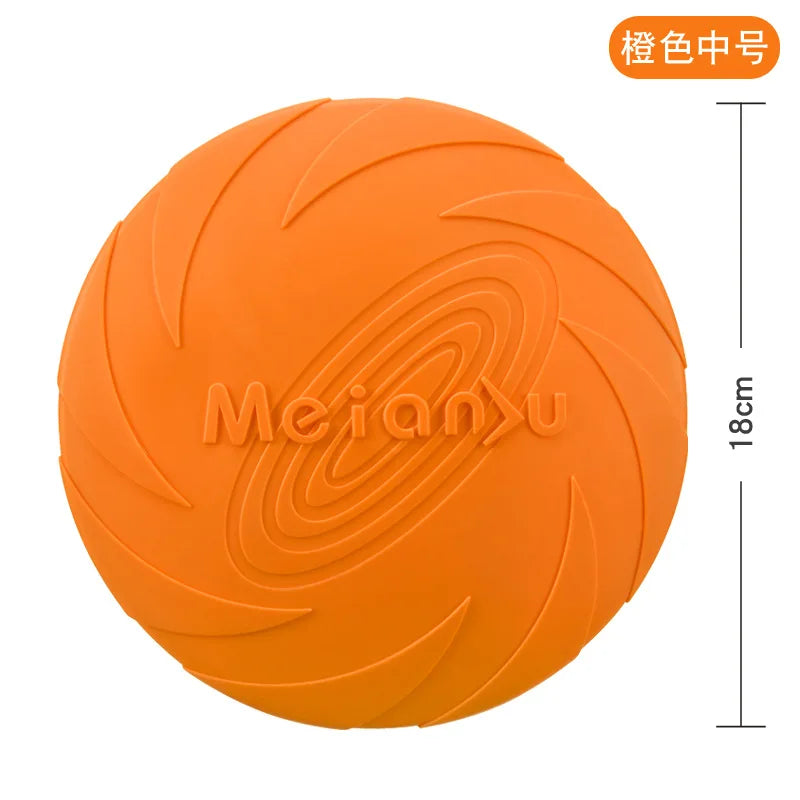 Dog Frisbee, Border Animal Pet Dog Special Frisbee Bite Resistance Training Frisbee Pull Back Standard Dog Toys Pet Products