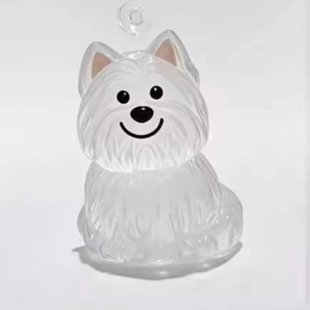 Transparent Dog Fur Storage Pendant Cute DIY Accessories Portable Souvenirs Keychain Fur Storage Capsule Pet Hair Container