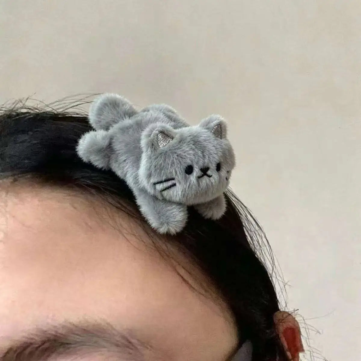 1/2PCS Cute Cat Hair Clip for Women 2026 New Elegant Duckbill Hairpin Girls Side Bangs Hair Barrettes Daily Hair Accessories
