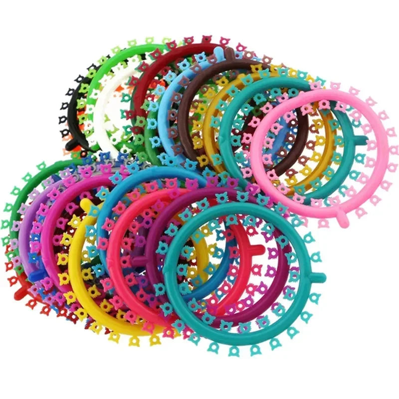 1000Pcs Dental Orthodontic Ligature Ties Bands O-Ring Elastic Rings Teeth Braces Accessories Cartoon Flower Mickey Cat Designs