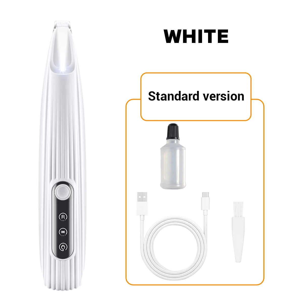 New Product Pet Dog Electric Beauty Trimmer with LED Light Pet Foot Hair Trimmer Low Noise Cat Dog Face Foot Ear Hip Claw Shaver