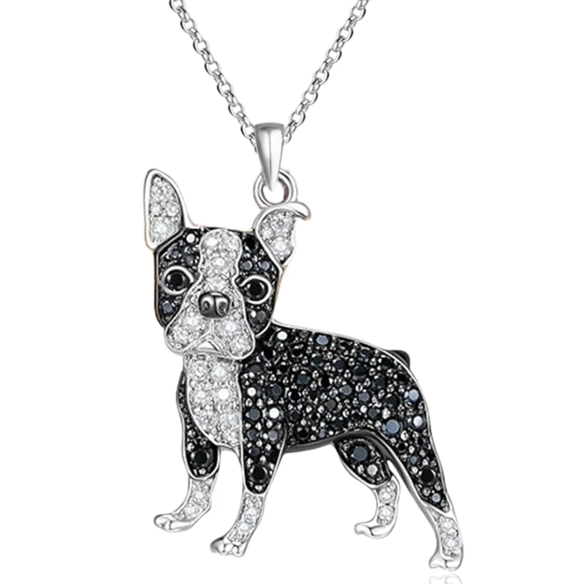 Exquisite and Cute Schnauzer Dog Pendant Necklace for Women Elegant Pet Puppy Jewelry Animal Accessories Dog Lovers Gift