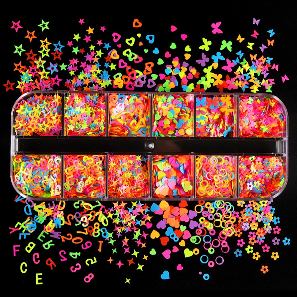 For Fun Multiple Styles Mixed Sequins Glitter Flakes for Epoxy Resin Molds Filler DIY Nail Decoration Sequins Jewelry Accessorie
