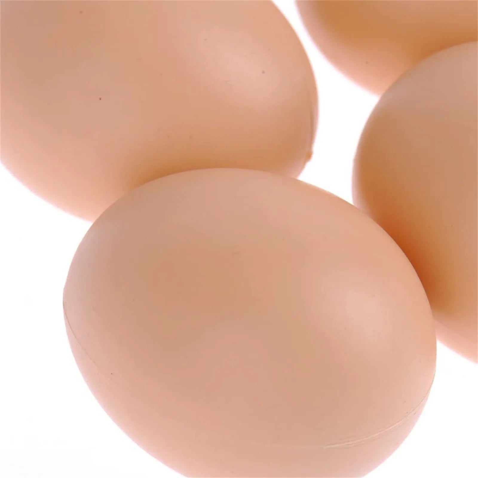 6/12/18/24pcs Plastic Eggs Chicken House Small Fake Eggs Farm Animal Supplies Cages Accessories Guide Chicken Nest Egg Painting
