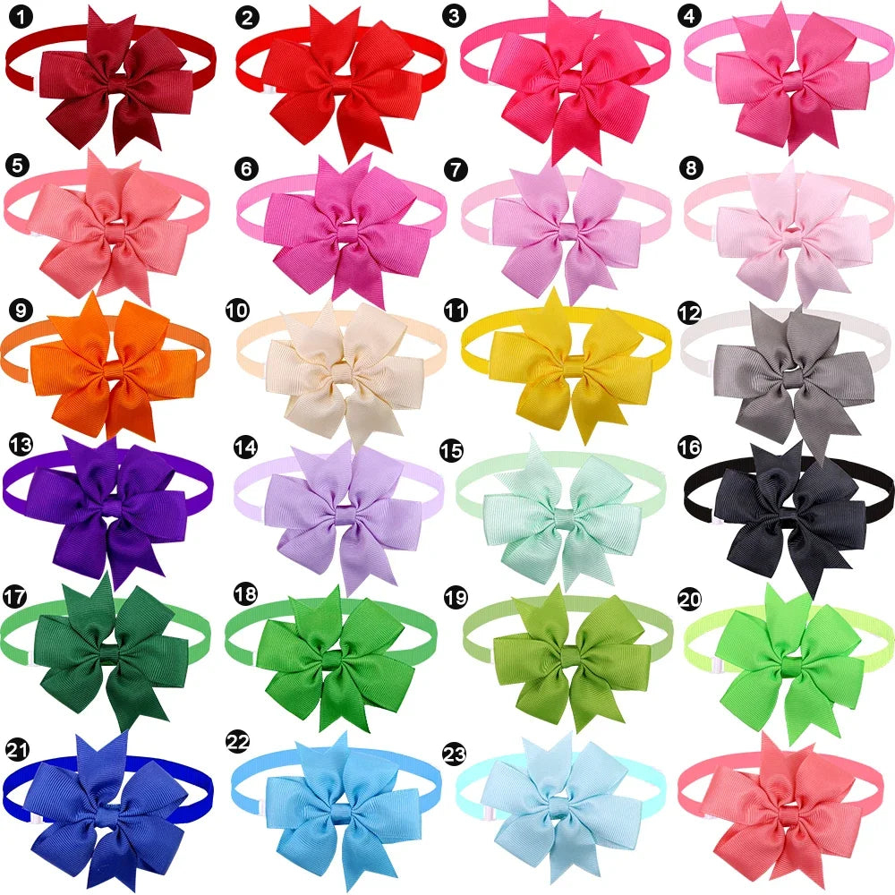 10pcs Summer Pet Supplies Dog Bow Tie Dog Grooming Accessories Pet Dog Cat Bowties Neckties Small Dogs Products Dog Supplies