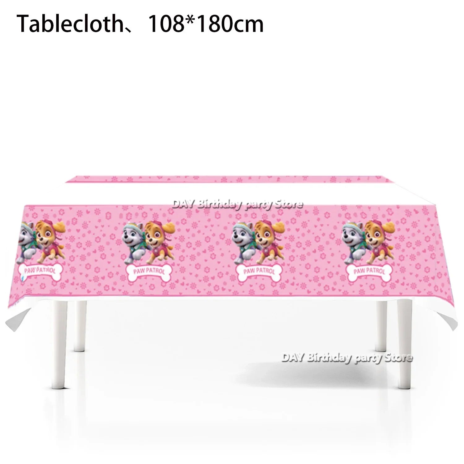 Paw Patrol Dog Birthday Tablecloth Decoration Boy Girl Birthday Baby Shower Pink Blue Tablecover Decoration Party Supplies Gifts