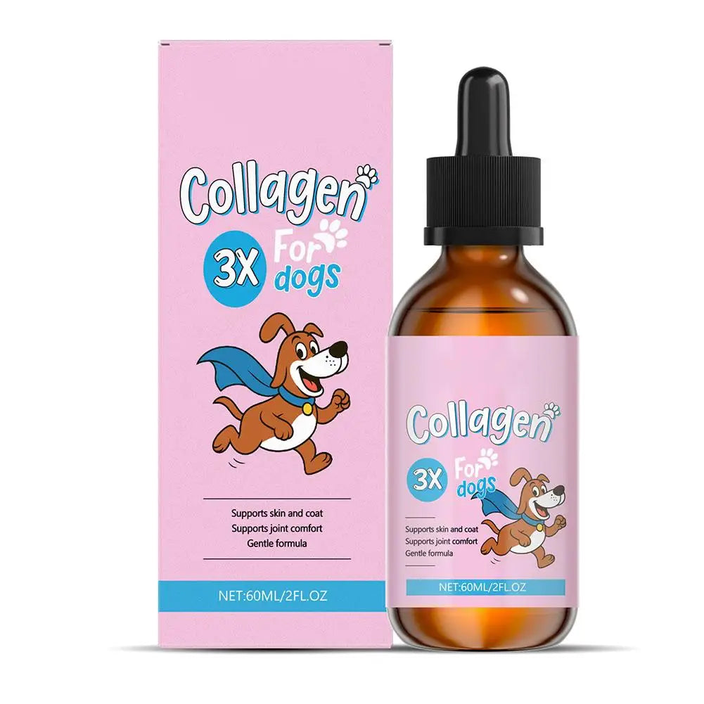 60ml Winter Dog Hair Care Product Liquid Collagen For Repair Intestines And Improve Health Of The Digestive System For Pet