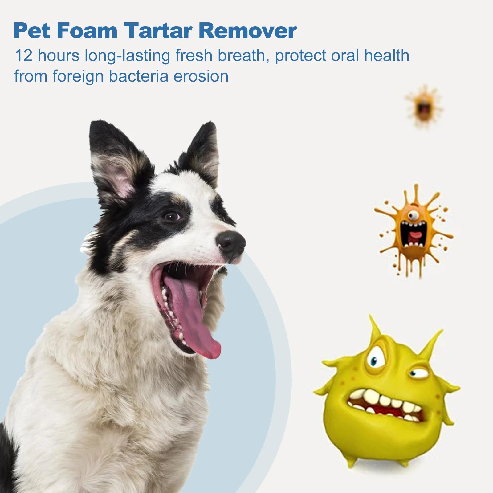 Pet Mouth Cleaning Foam Natural Plants Tartar Remover Cleaning Bad Smell Tongue Pet Accessories Dogs And Cats Oral Cleanse Foams