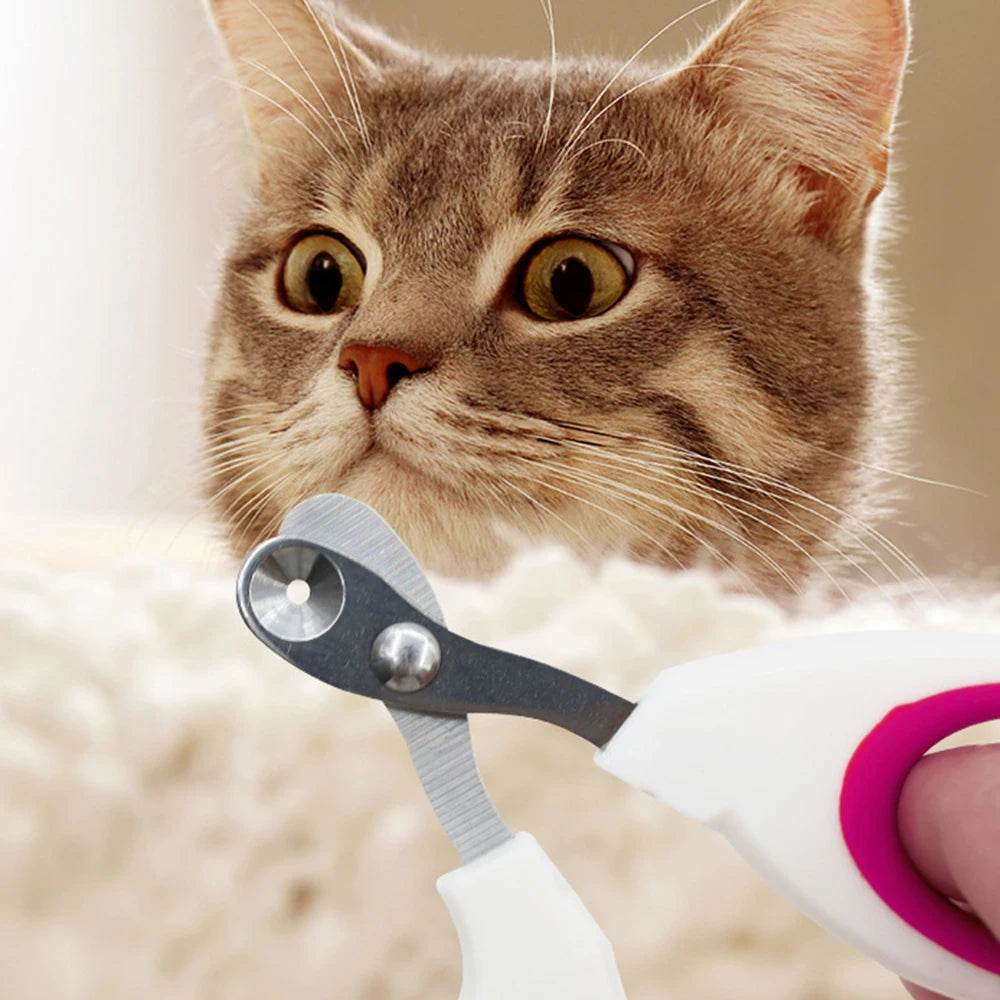 Circular Hole Cat Nail Scissors Professional Pet Dog Nail Clippers Toe Claw Trimmer Pet Grooming Supplies Products For Small Dog