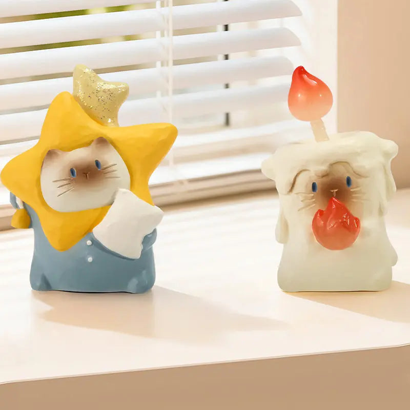 Cute and Adorable Pets, Popular Online Hot-Selling Cat PAI, A Wisp of Warmth Blind Box, Creative Desktop Decorations and Ornamen