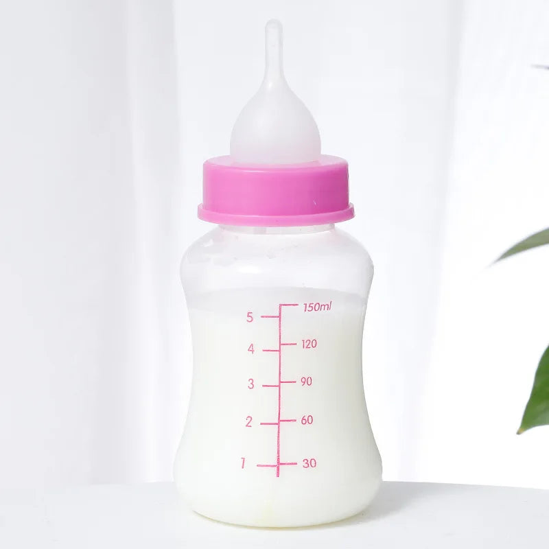 60/150ml Pet Feeder for Small Dogs Cats Newborn Puppy Dog Kitten Cat Milk Water Bottle Dog Feeding Accessories Mascotas Products